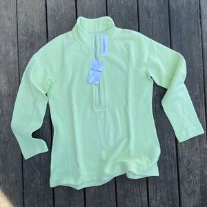 Tommy Bahama Aruba Half-Zip Size M in Light Lime Green